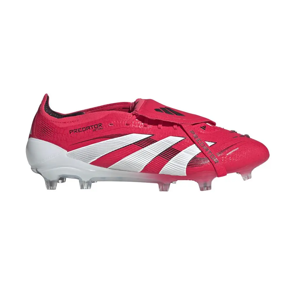 Adidas Predator Elite Foldover Tongue Firm Ground Mens Red Sneakers Athletic Sh