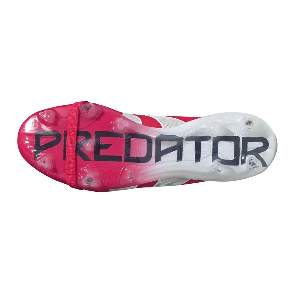 Adidas shoes - adidas Predator Elite FoldOver Tongue Firm Ground - ID8966 - Red 9