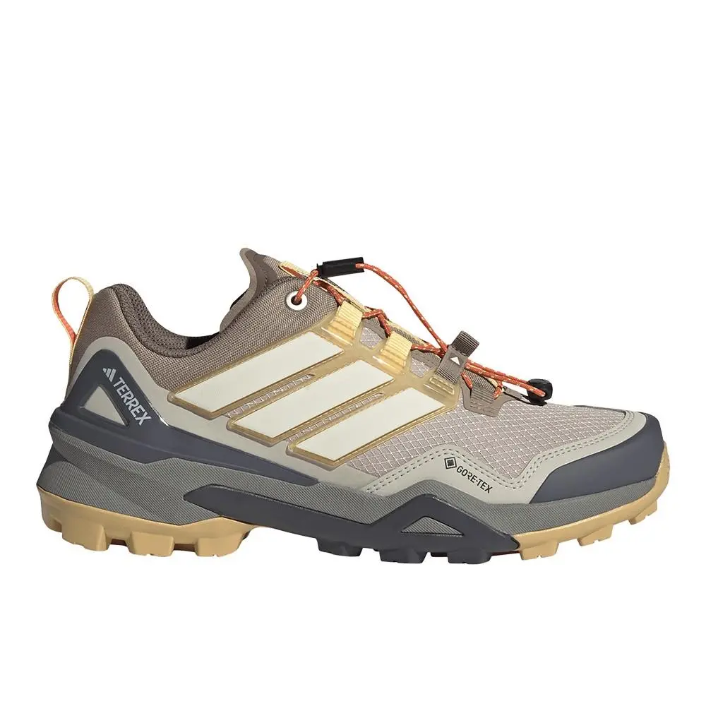 Adidas Terrex Skychaser Goretex Hiking Womens Brown Off White Sneakers Athleti