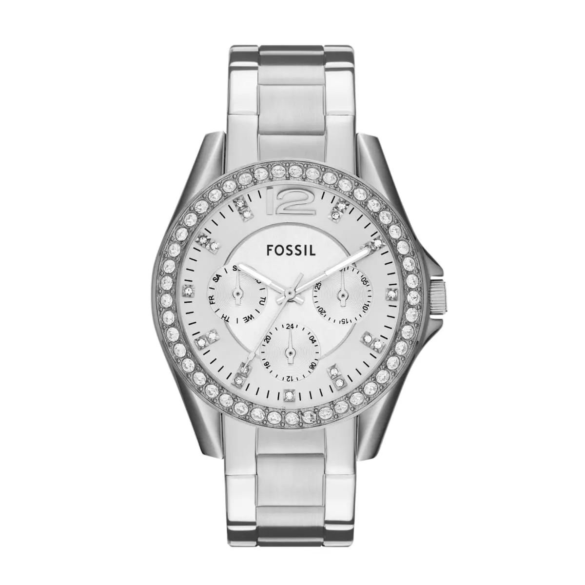 Women`s Watch Riley - ES3202 Stainless Steel Standard Silver by Fossil