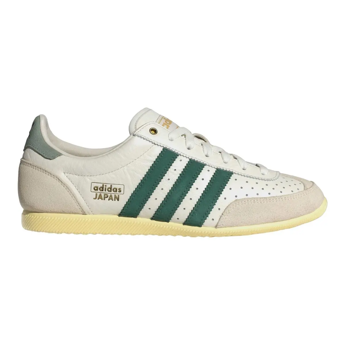 Japan Comfort Walking Casual Sneakers Womens Size 5-11 Off White/Collegiate Green/Orange Tint by Adidas