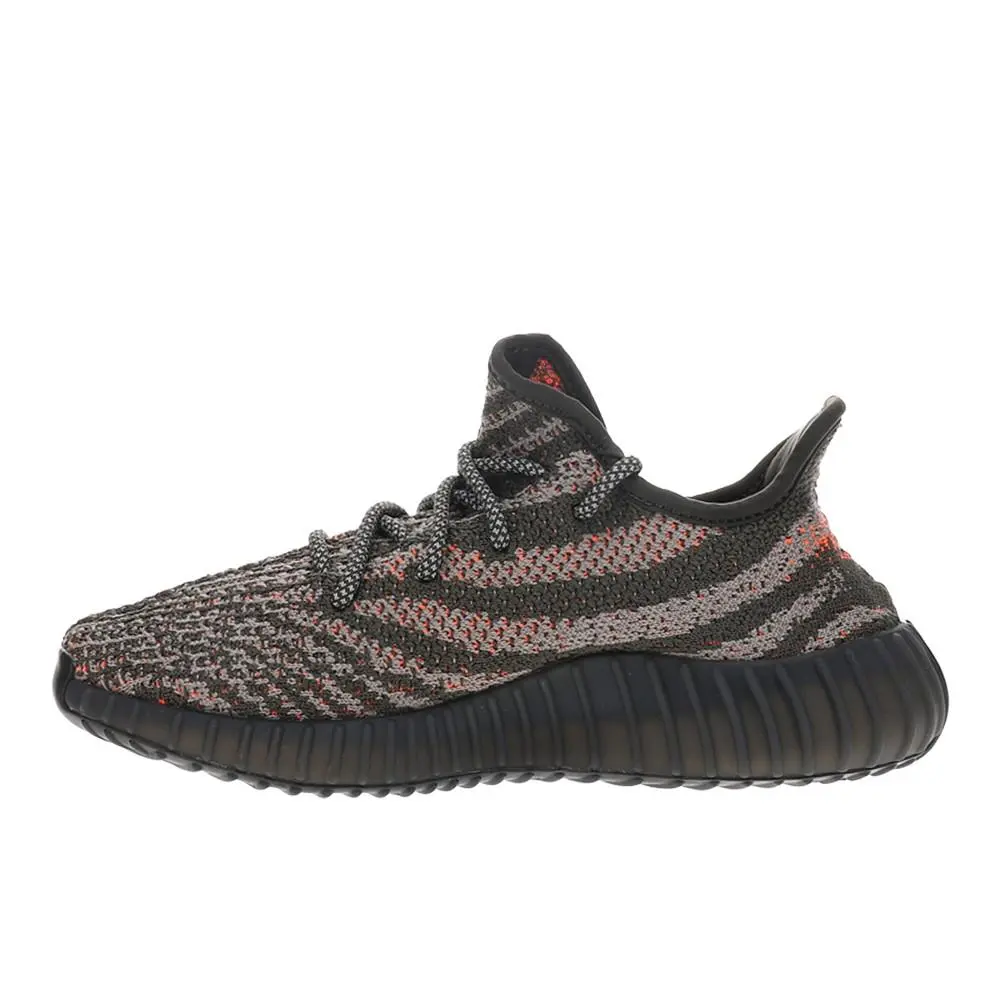 Adidas shoes - adidas  Yeezy Boost 350 V2 - HQ7045 - Black, Grey, Orange 10