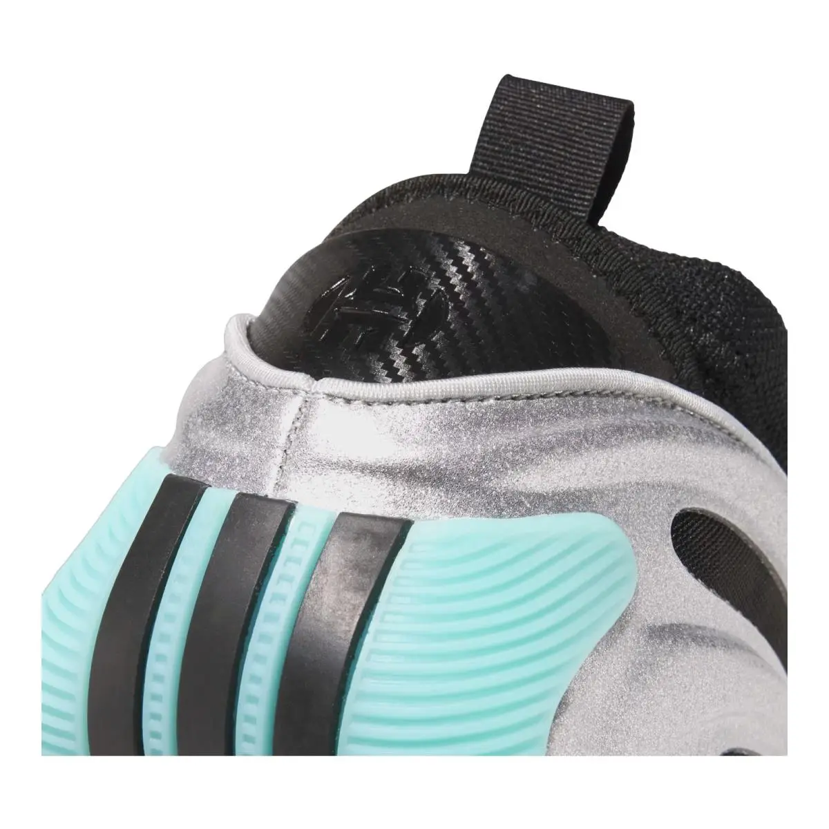 Adidas shoes - Harden Volume 9 - Harden Volume - JS1028 - Silver Metallic/Core Black/Flash Aqua 2