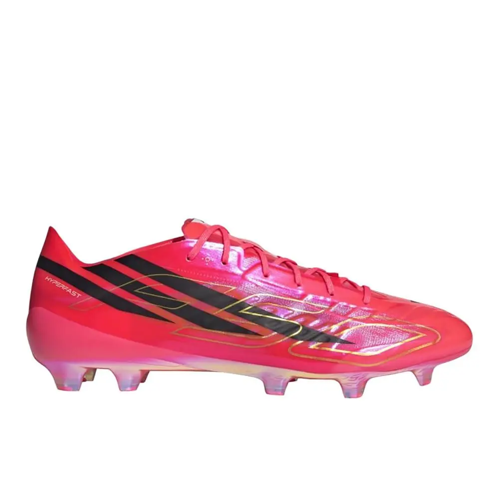 Adidas F50 Hyperfast Evo Firm Ground Soccer Cleats Unisex Pink Sneakers Athletic