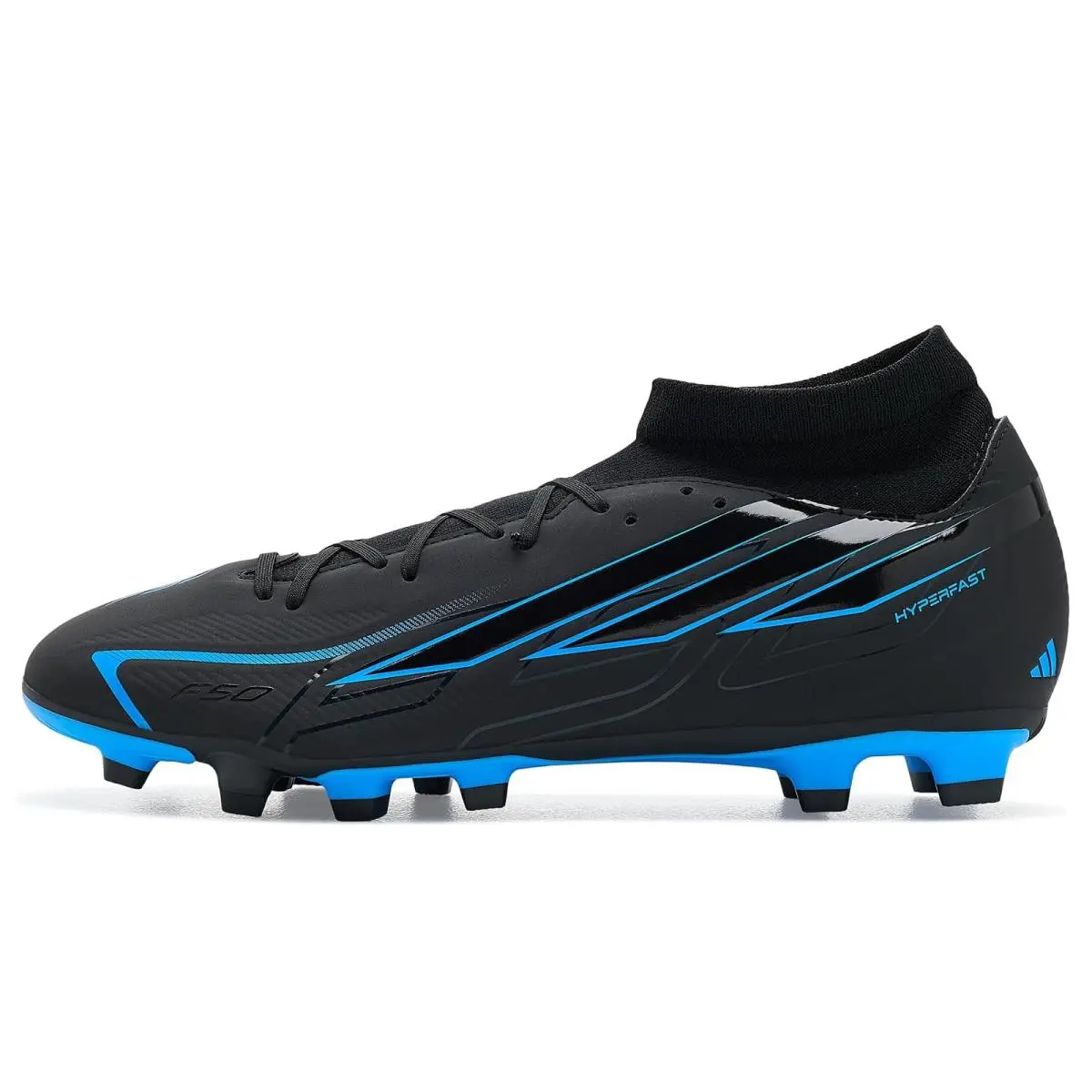 Adidas shoes - Black/Black/Lucid Ray Blue 9