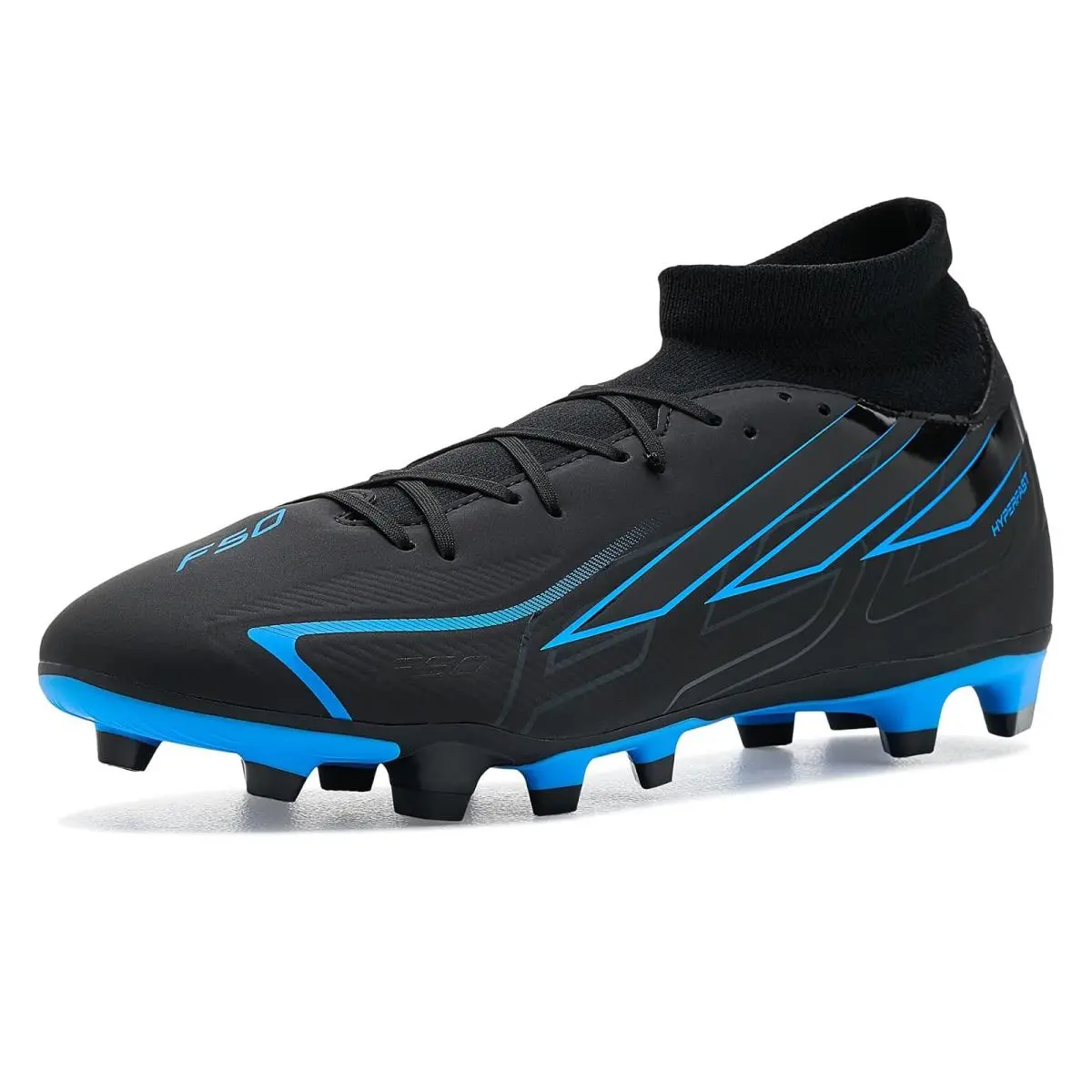 Adidas shoes - Black/Black/Lucid Ray Blue 6
