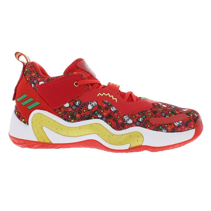 Adidas shoes - Red/Gold, Main: Red 2