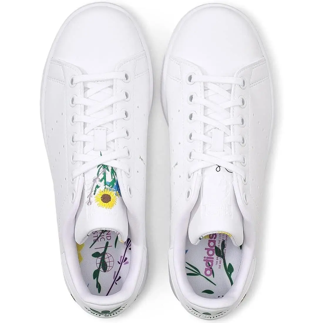 Adidas shoes - Cloud White / Green / Shock Purple 2