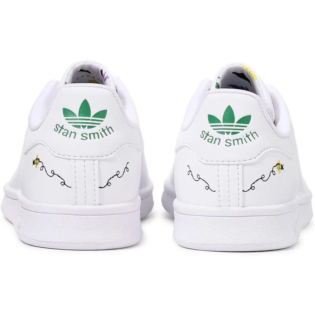 Adidas shoes - Cloud White / Green / Shock Purple 3