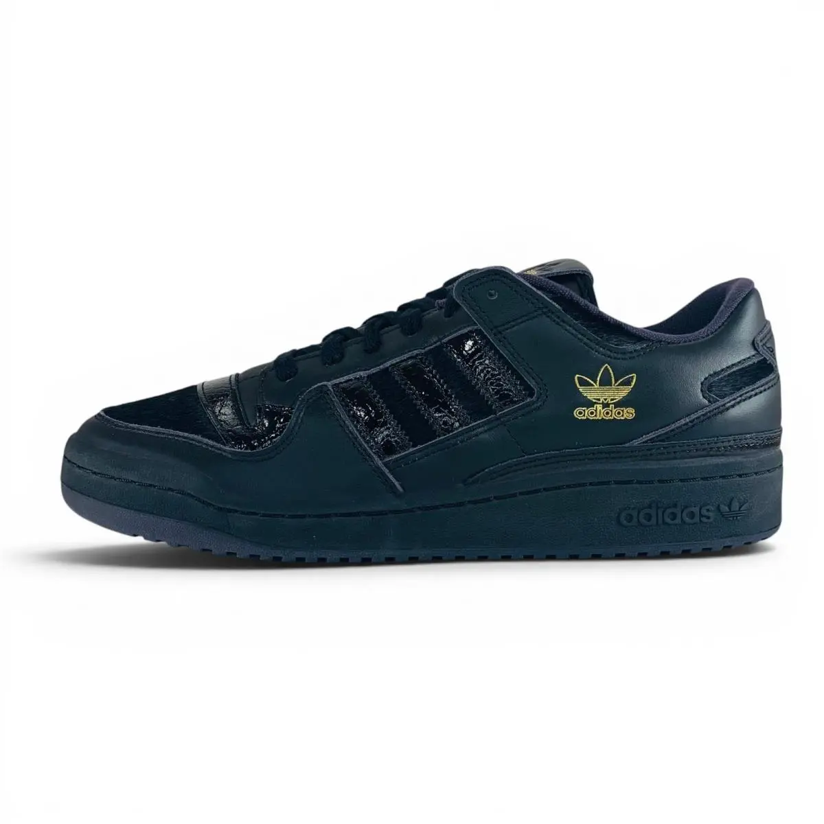 Forum 84 Low CL Core Black Sneakers Men`s Shoes JQ1523 by Adidas