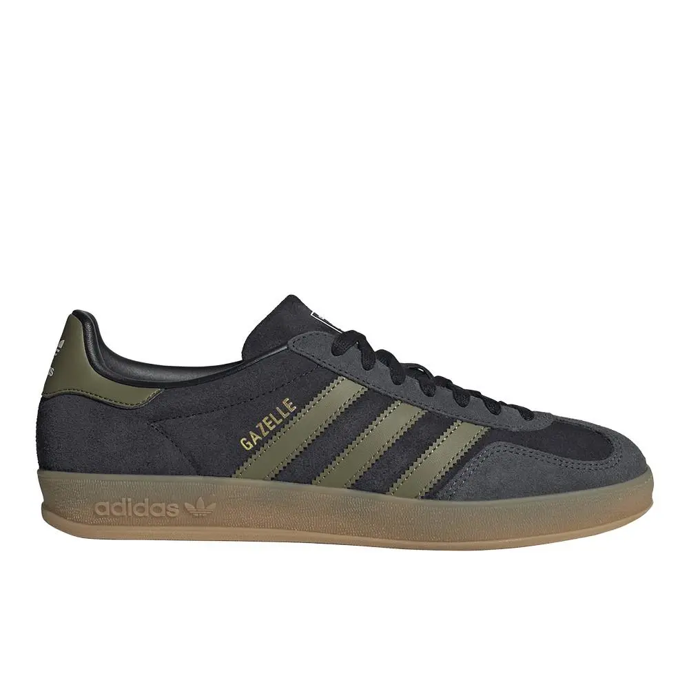 Adidas Gazelle Indoor Mens Black Sneakers Casual Shoes JQ8399