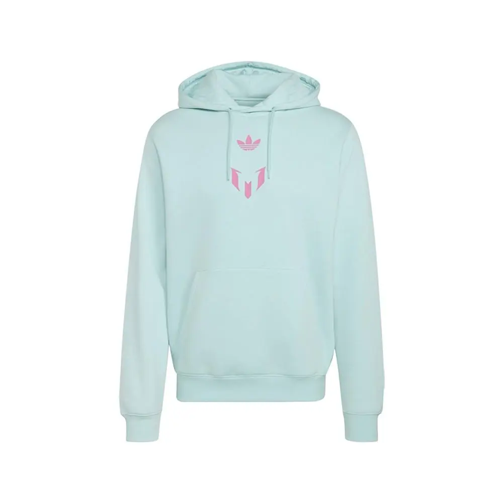 Messi Hoodie Mens Blue Casual Outerwear SB1158-KD6407 by Adidas