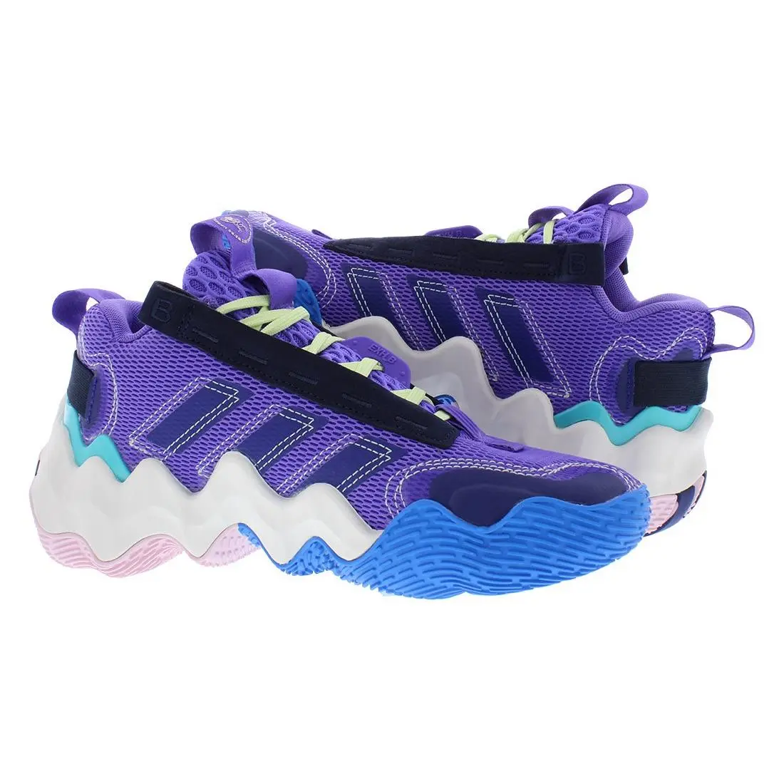 Adidas shoes - Purple/Navy, Main: Purple 5