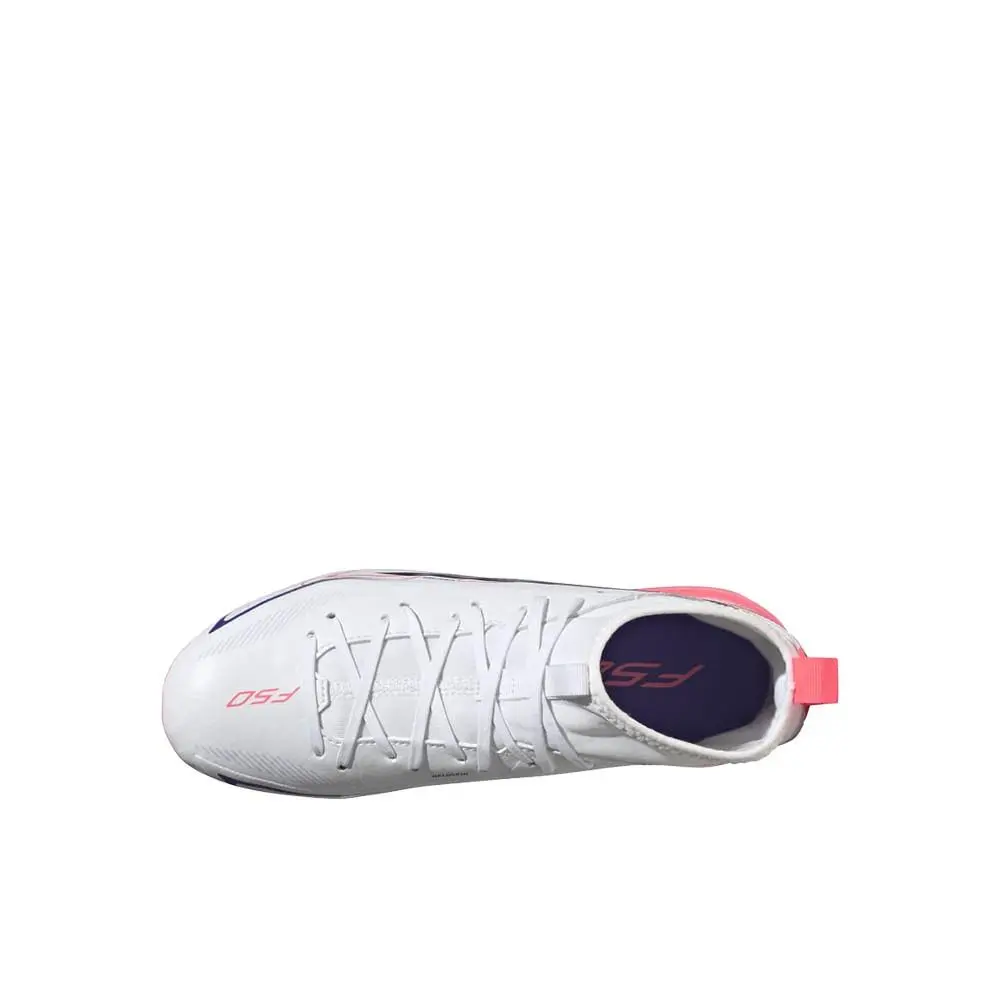 Adidas shoes - adidas F50 Hyperfast League Mid Firm Ground Soccer Cleats - SB1158-KK1316 - White 10