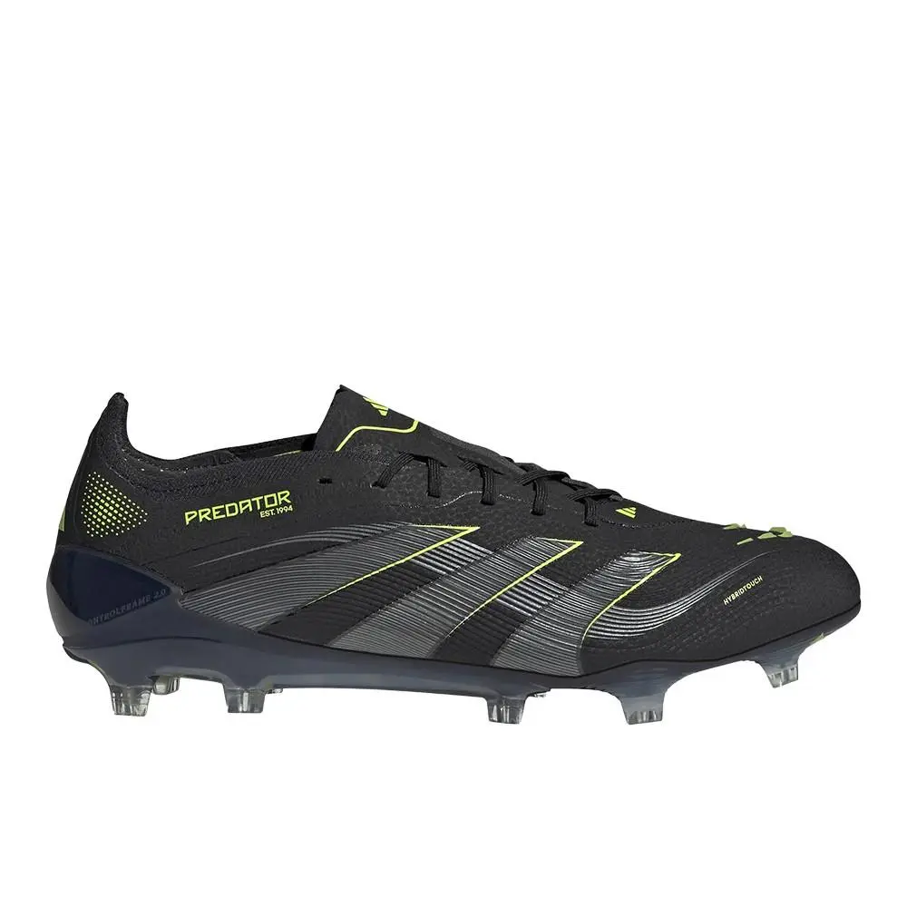 Predator Elite Firm Ground Mens Black Sneakers Athletic Shoes JI1085 by Adidas