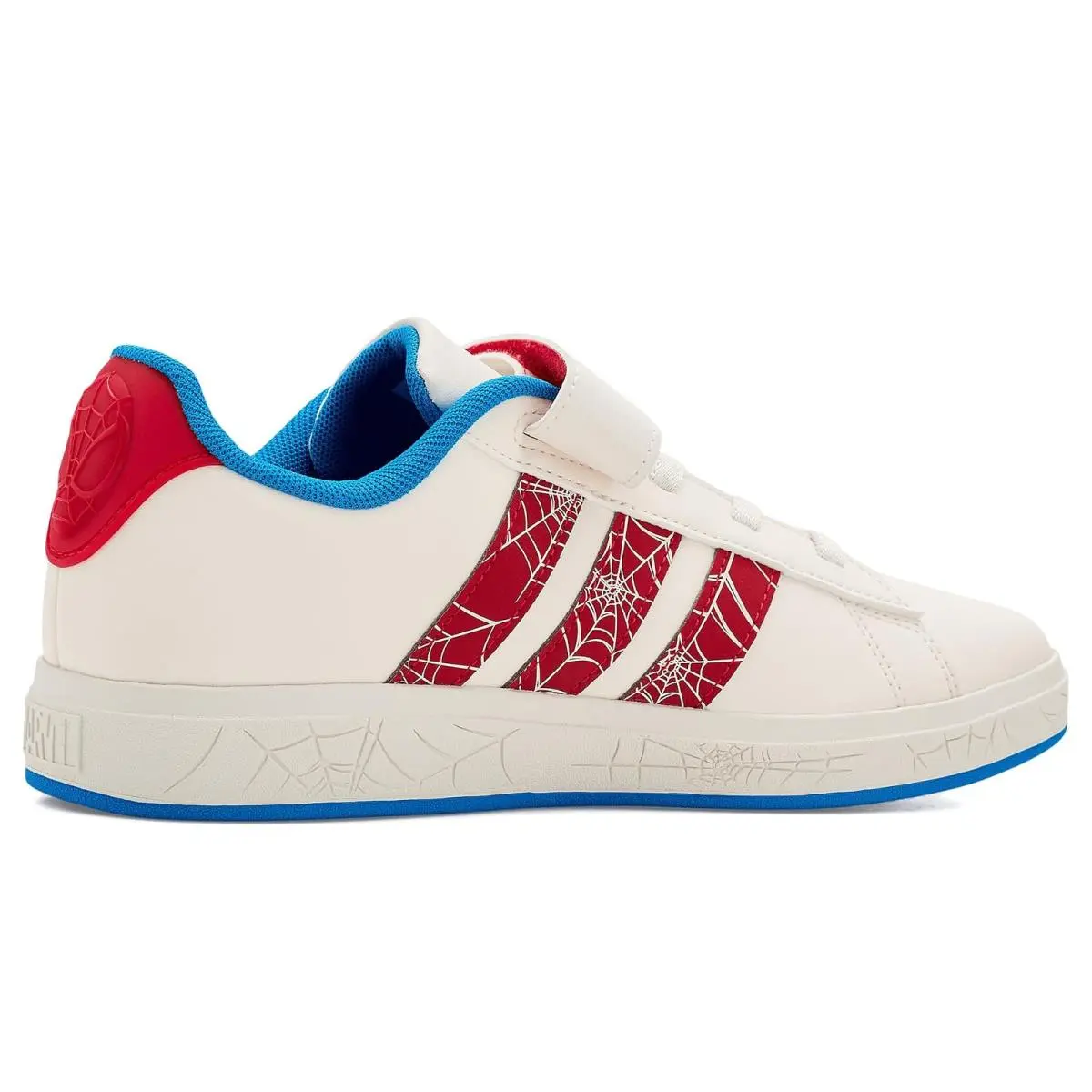 Adidas shoes - Cloud White/Pure Ruby/Bright Blue 8