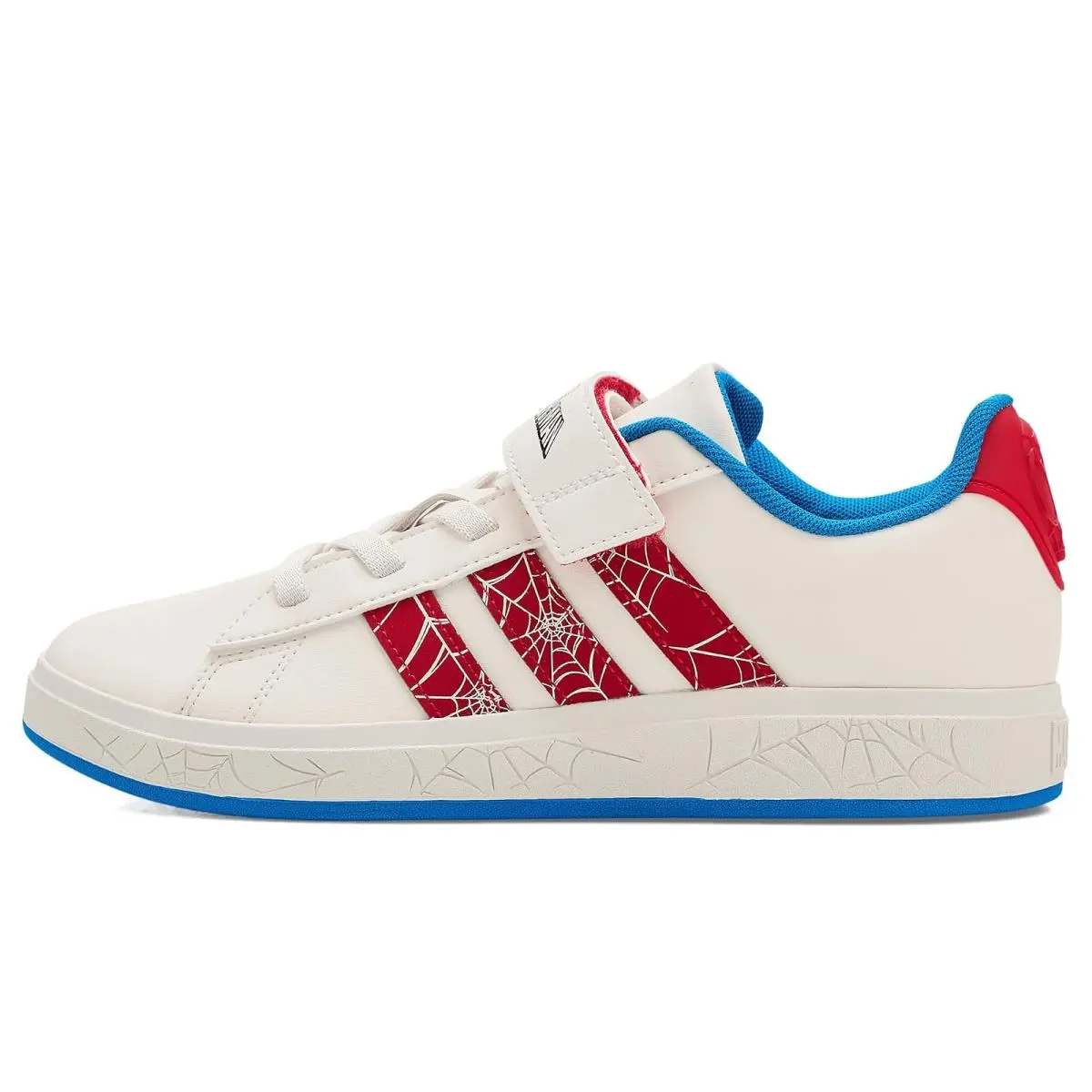Adidas shoes - Cloud White/Pure Ruby/Bright Blue 9