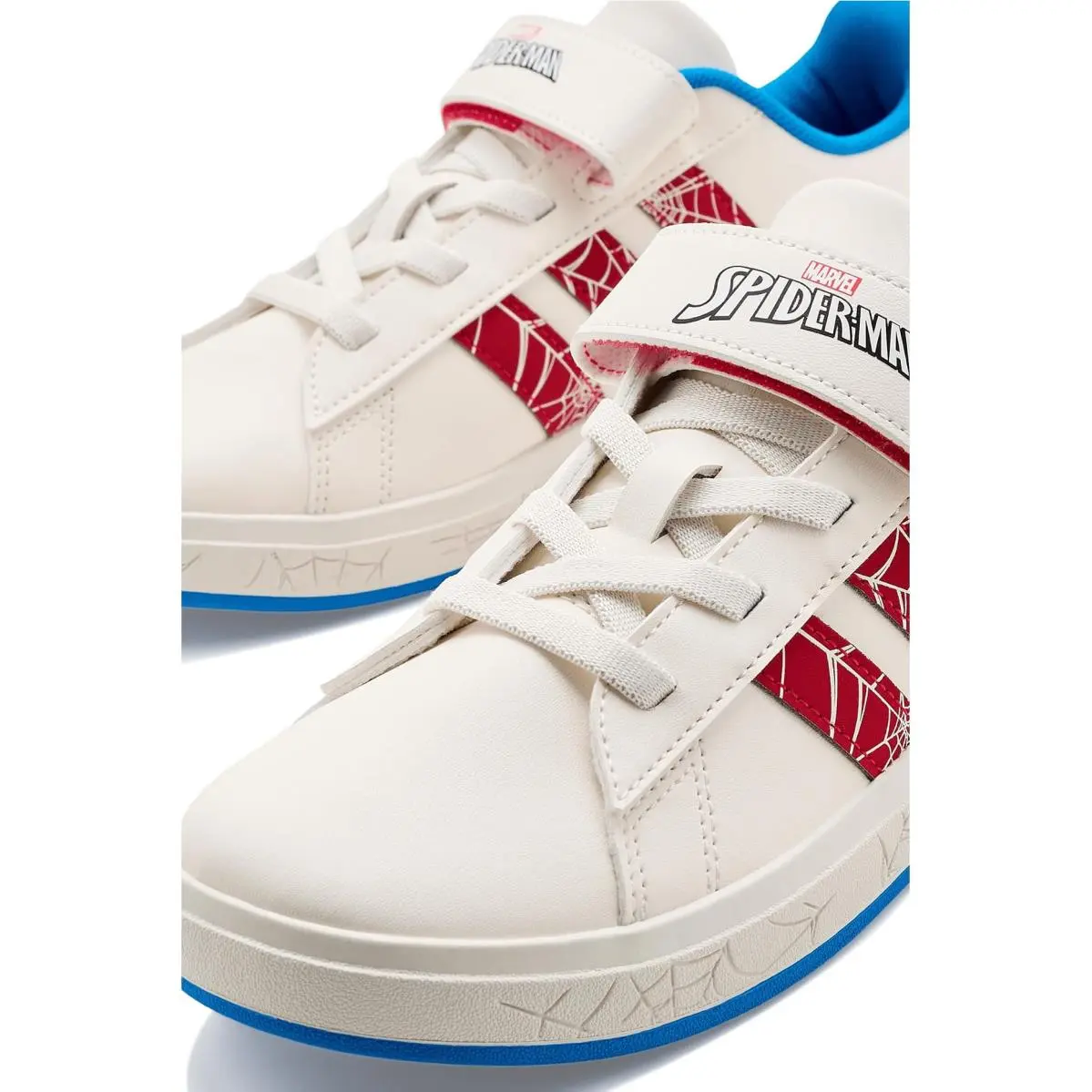 Adidas shoes - Cloud White/Pure Ruby/Bright Blue 11