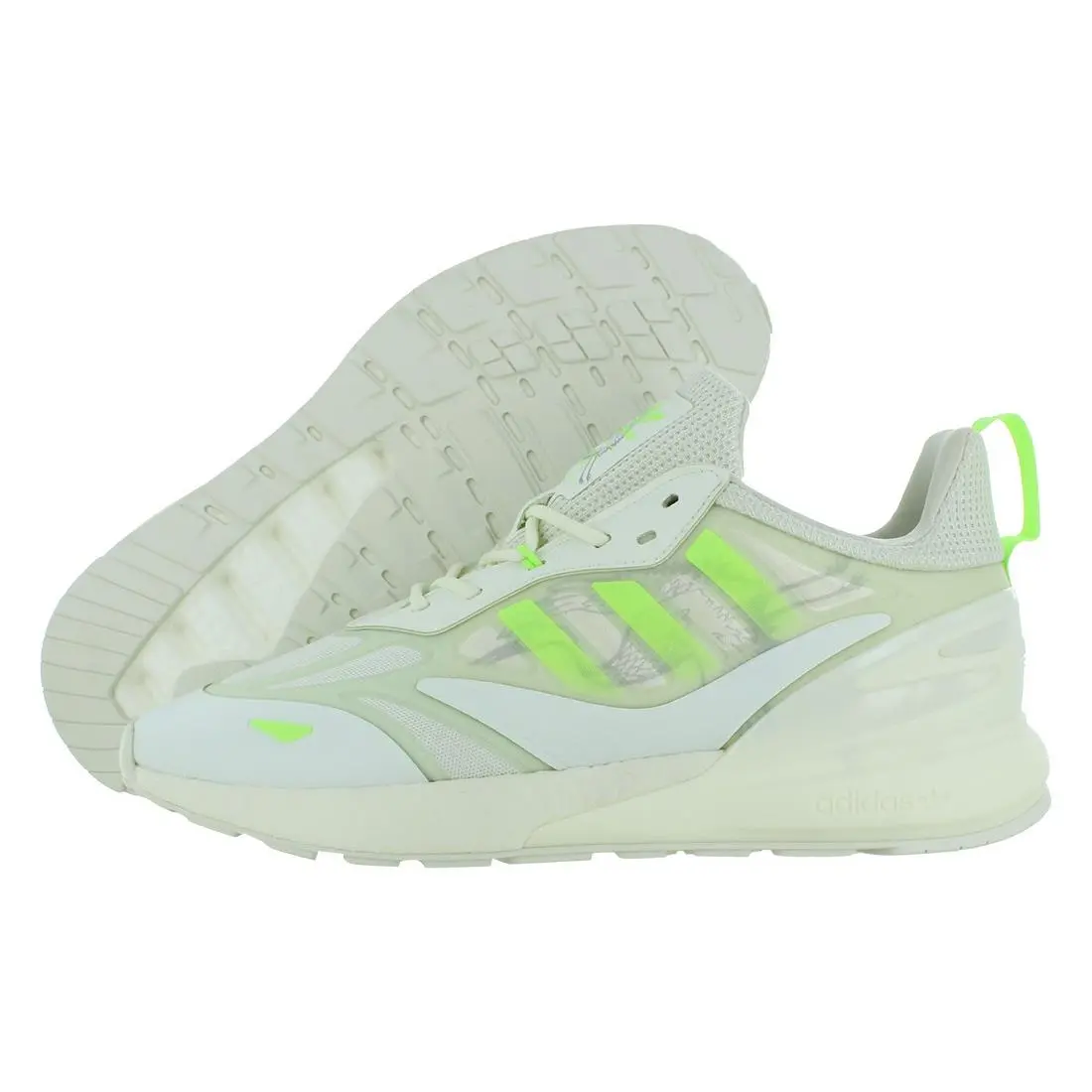 Adidas shoes - White Tint/Signal Green/Grey Two, Main: White 3