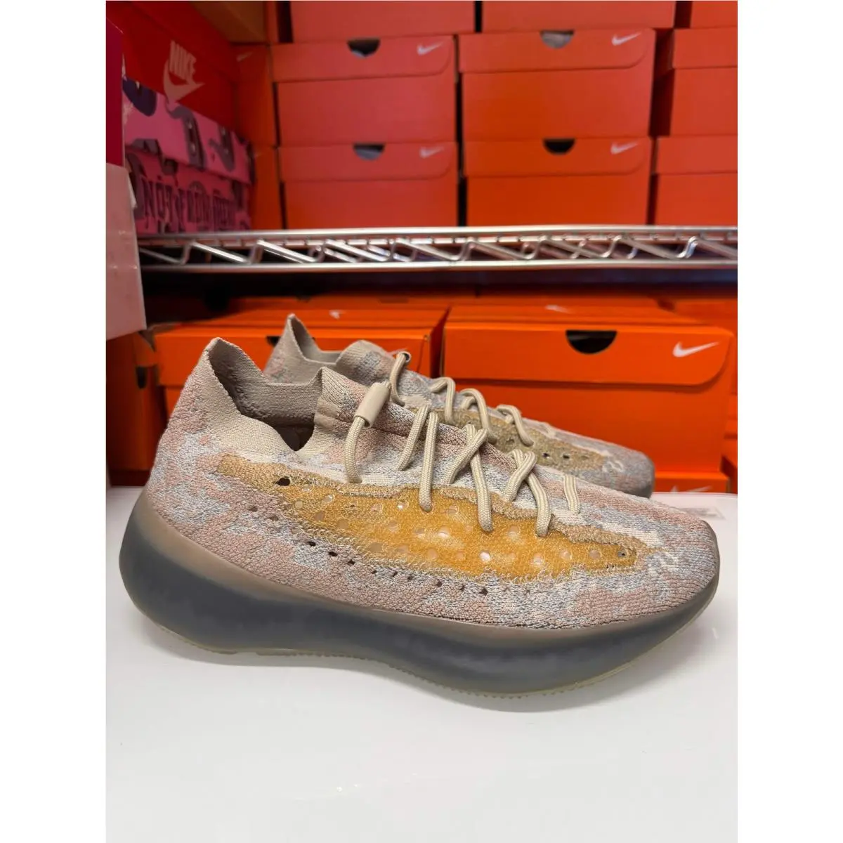 Men`s Yeezy Boost 380 Shoes Pepper Reflective FZ4977 by Adidas