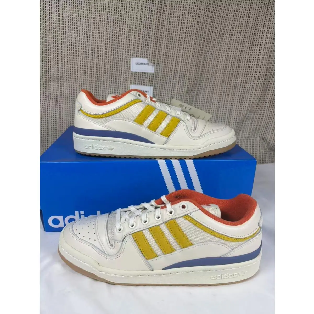 Adidas-wood Wood x Forum Low `off White Yellow` Shoes GW9313
