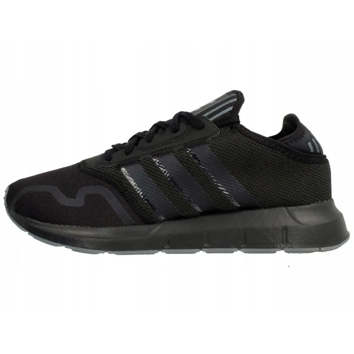 Swift Run X `black Blue Metallic` by Adidas