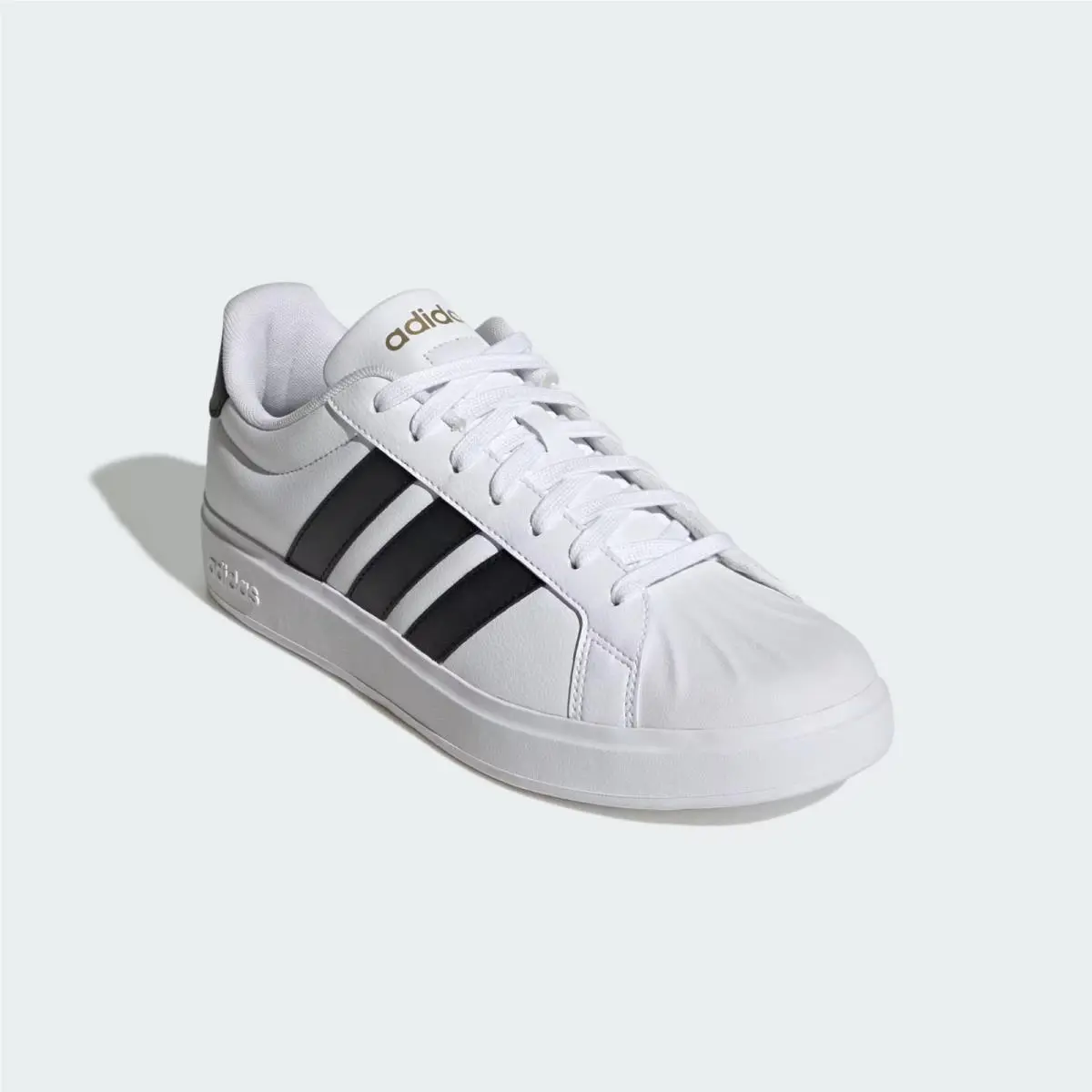 Streettalk JP8275 Sneakers Men`s White Black Lifestyle Shoes SHOP556 White by Adidas