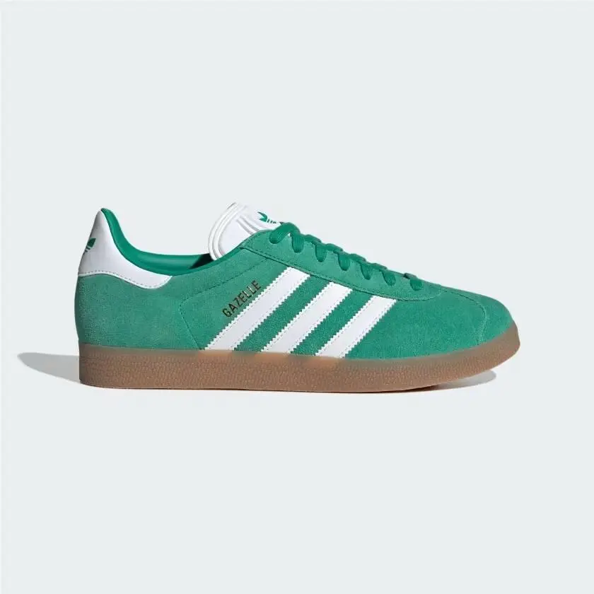 Men`s  Gazelle Shoes Green ID6106 by Adidas