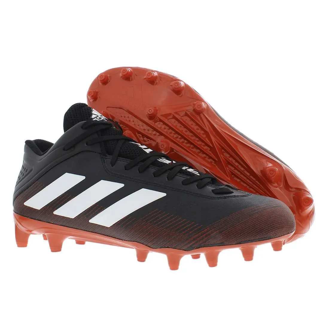 Adidas shoes - Black/White/Orange, Main: Black 4