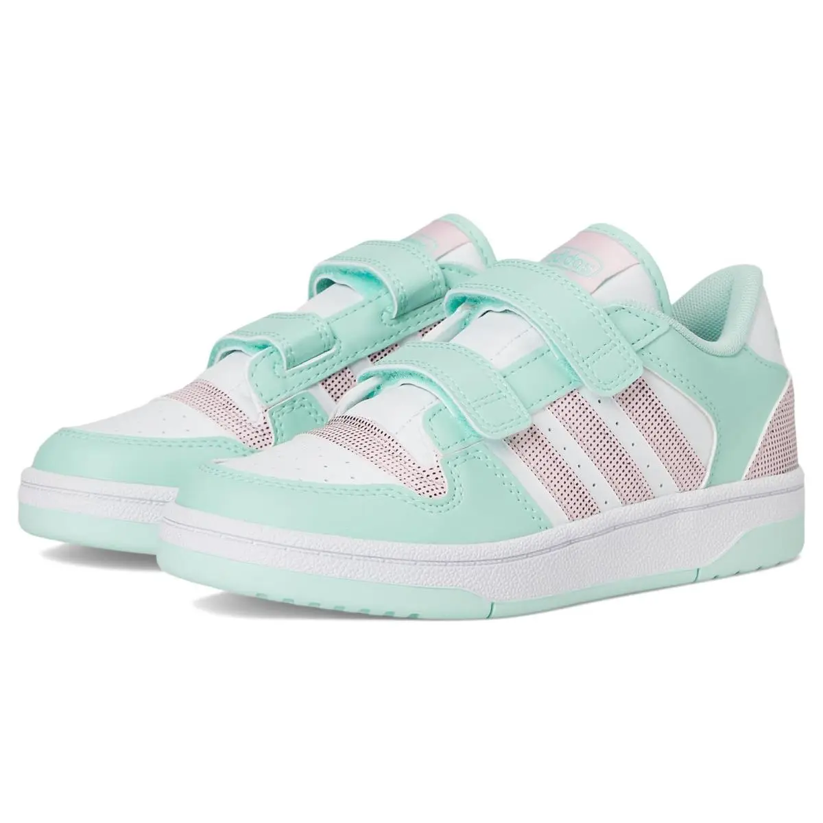 Children Unisex Shoes  Kids Break Start Shoes Toddler/little Kid/big Kid Clear Mint/Clear Pink/White by Adidas