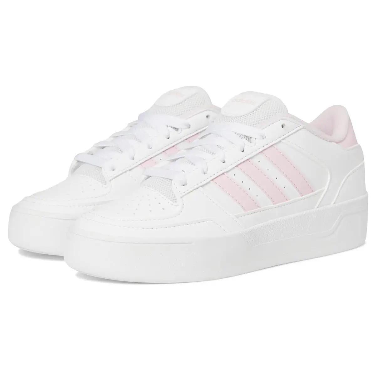 Children Unisex Shoes  Kids Break Start Shoes Toddler/little Kid/big Kid White/Clear Pink/White by Adidas