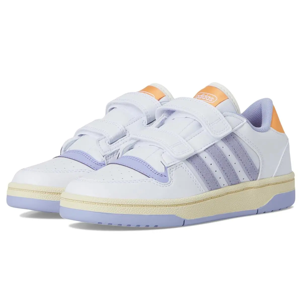 Children Unisex Shoes  Kids Break Start Shoes Toddler/little Kid/big Kid White/Violet Tone/Hazy Orange by Adidas
