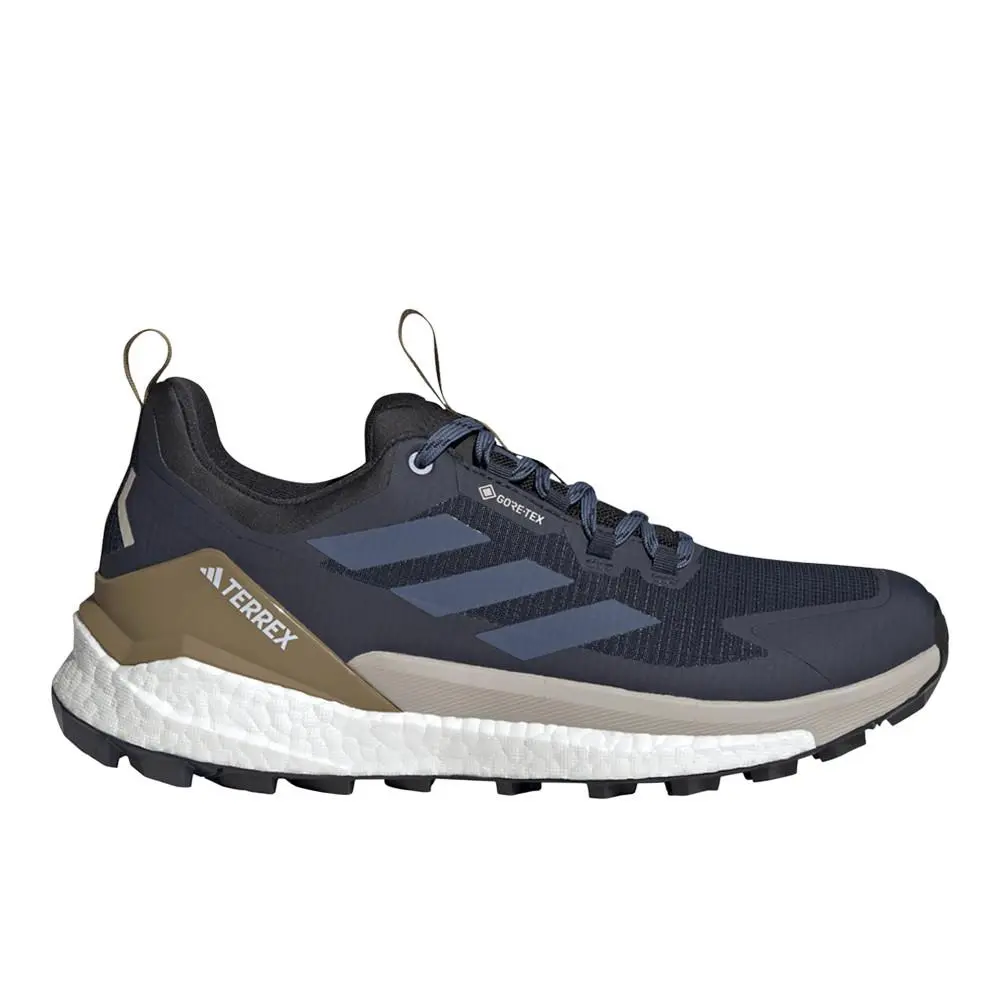 Terrex Free Hiker 2.0 Low Goretex Hiking Mens Black Blue Sneakers Athle by Adidas