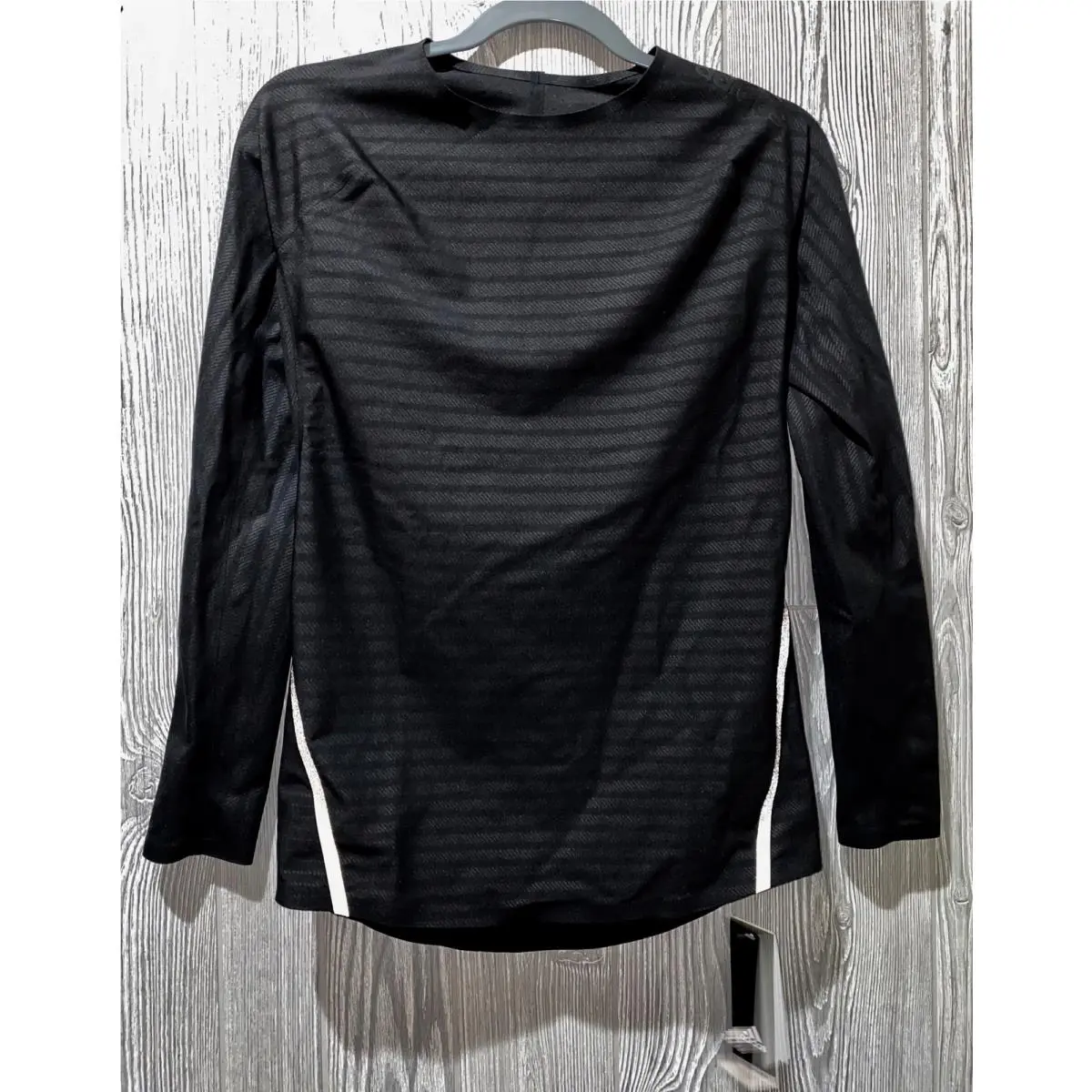 Adidas clothing - ADIDAS Alphaskin 360 Compression Black Long Sleeve Crew Tee Shirt - CF7163 - Black, Main: Black 16