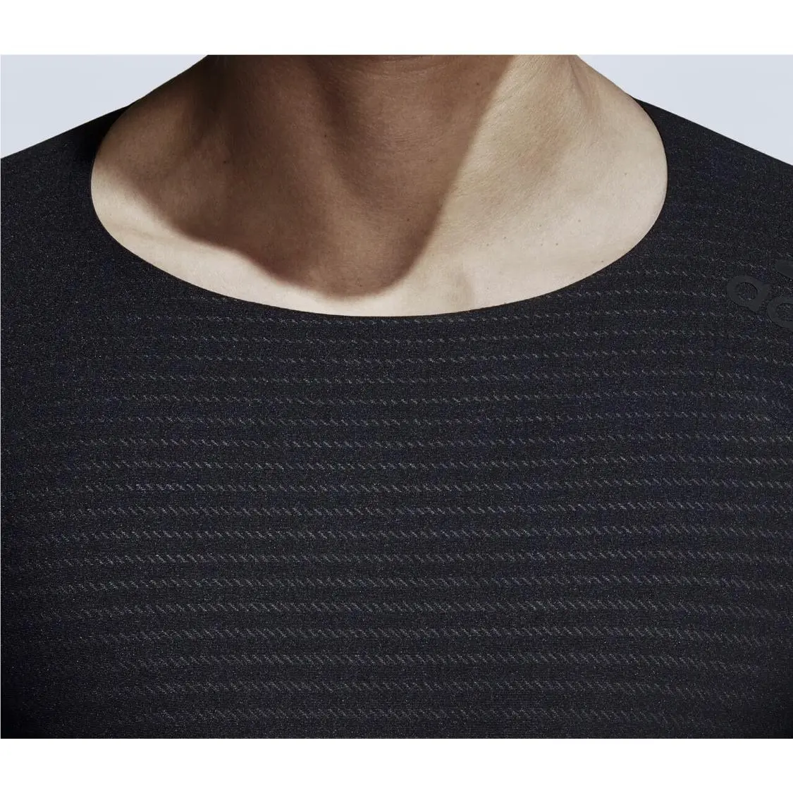 Adidas clothing - ADIDAS Alphaskin 360 Compression Black Long Sleeve Crew Tee Shirt - CF7163 - Black, Main: Black 3