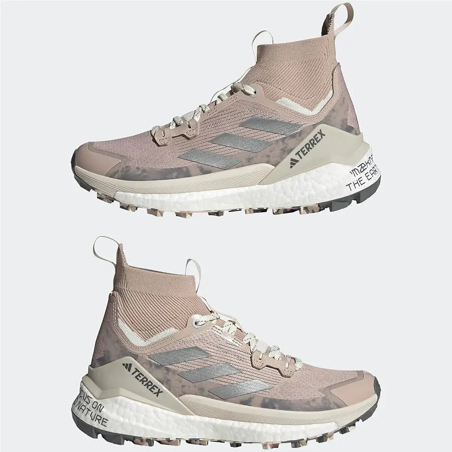 Adidas shoes - and wander x adidas TERREX Free Hiker - HQ1443 - Wonder Taupe / Matte Silver / Olive Strata / White 32