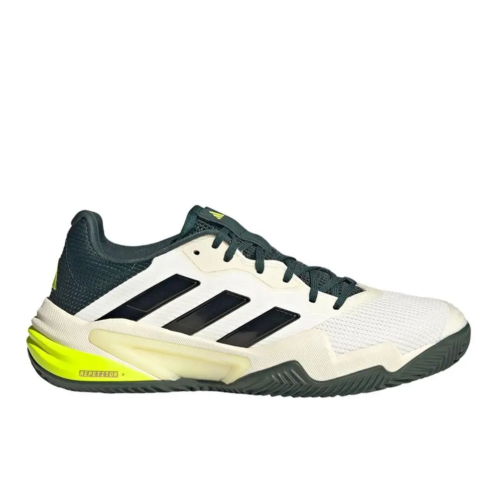 Barricade 13 Clay Tennis Mens White Sneakers Athletic Shoes JH5144 by Adidas