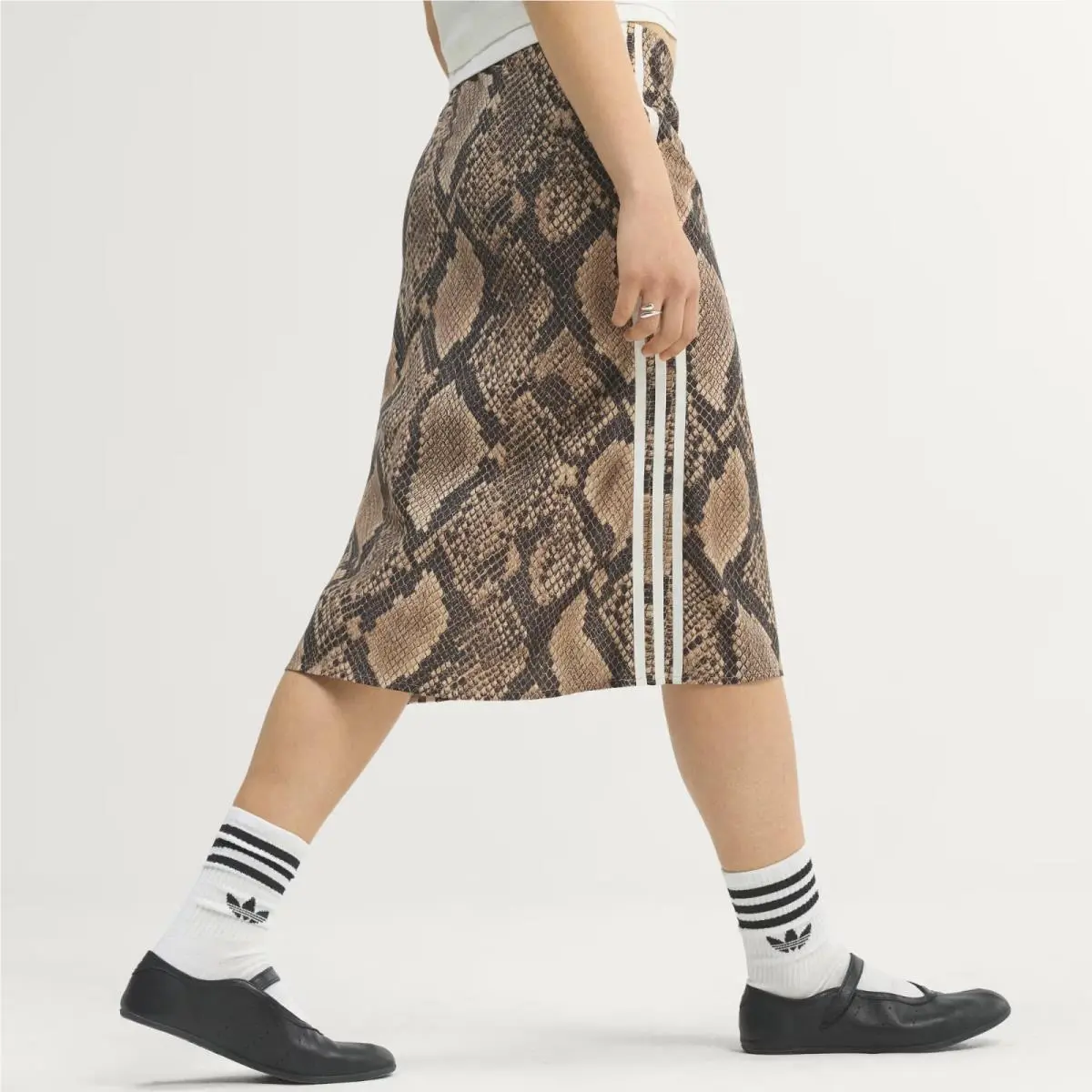 Originals Women`s Snake Print Satin Skirt KX1894 by Adidas