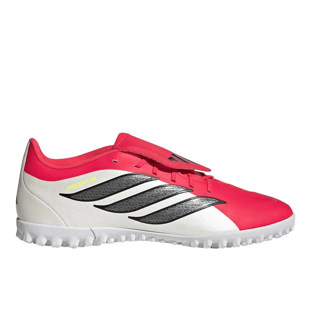 Adidas Predator Club Foldover Tongue Turf Football Unisex Red White Sneakers A