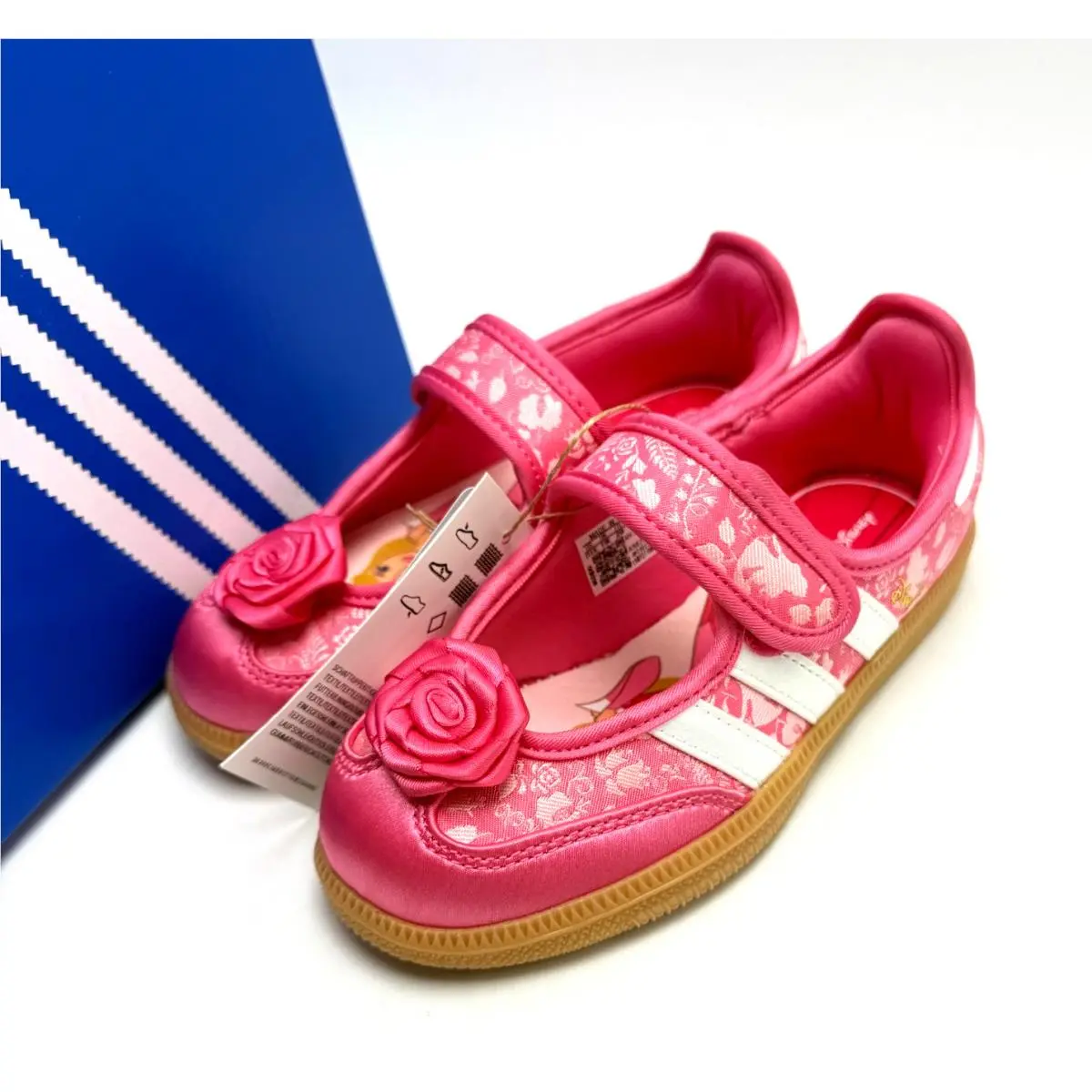 Adidas Samba Jane C Disney Princess Pink PS KK2294 Kids sz 1-3