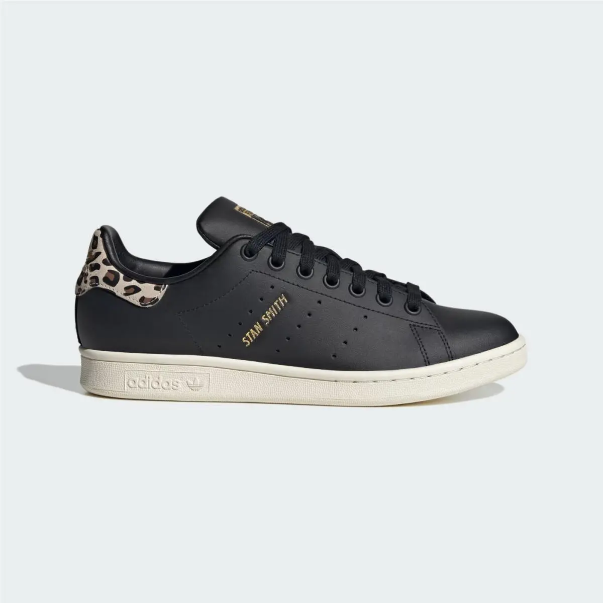Women`s  Stan Smith Shoes Black IE4633 by Adidas