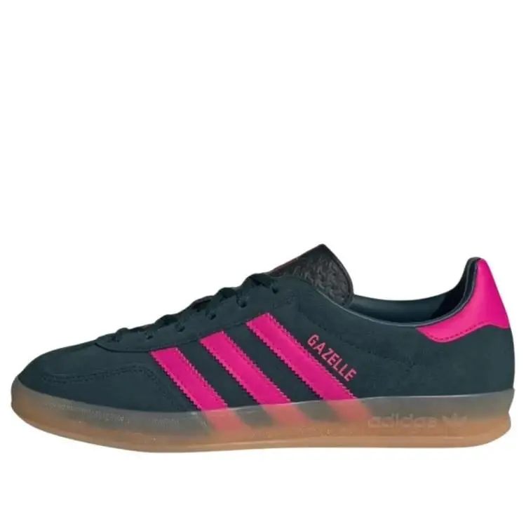 Adidas Gazelle Indoor Aurora Ivy/shock Pink Women’s Sneakers JS1416 G3AR - Pink