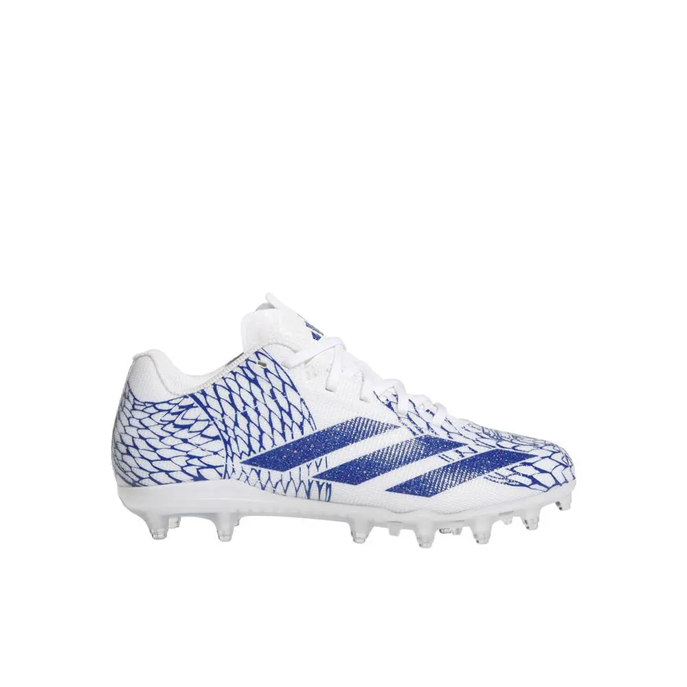 Adizero Electric.2 Football Cleats Youth Boys Blue White Sneakers Athlet by Adidas