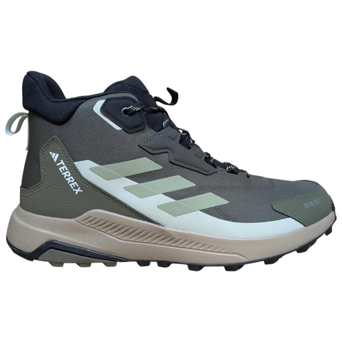 Adidas Men`s Terrex Anylander Mid Rain Ready - Shadow Olive - US Sizes - JR6594