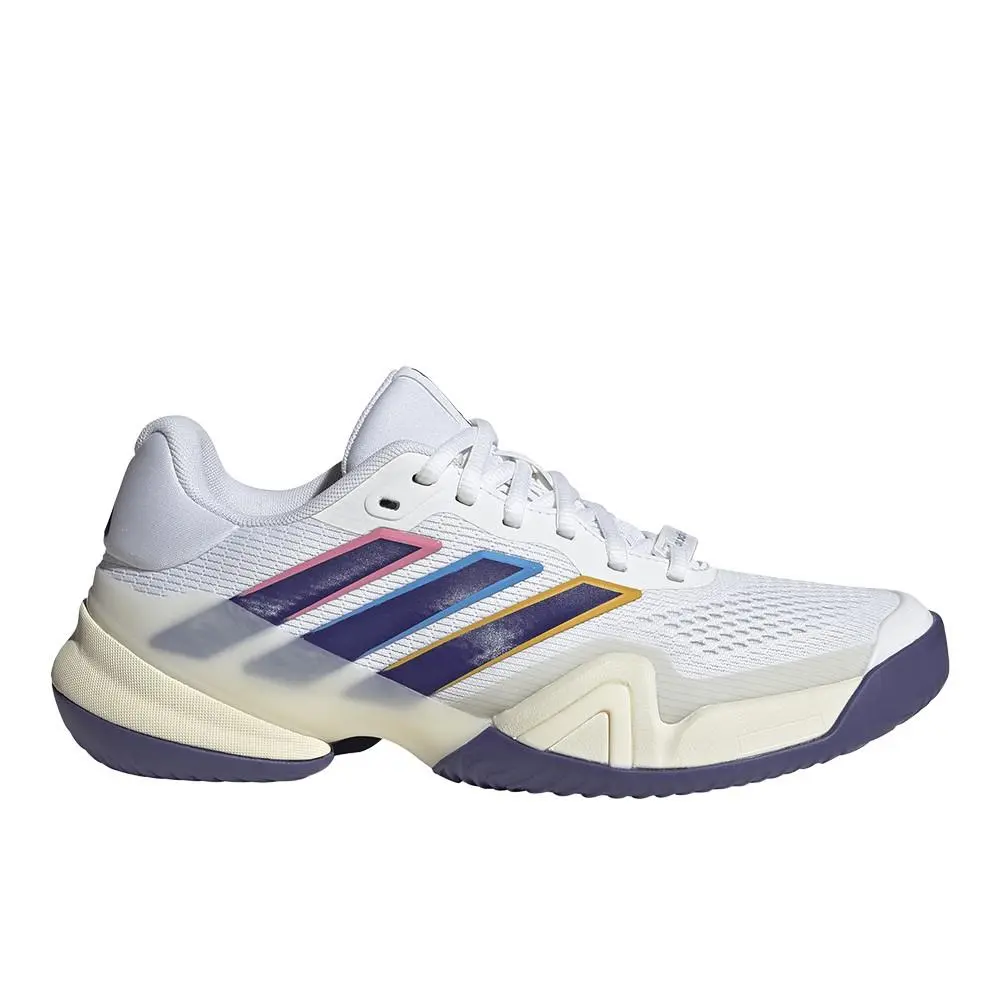 Barricade 14 Tennis Womens White Sneakers Athletic Shoes SB1158-KK3854 by Adidas
