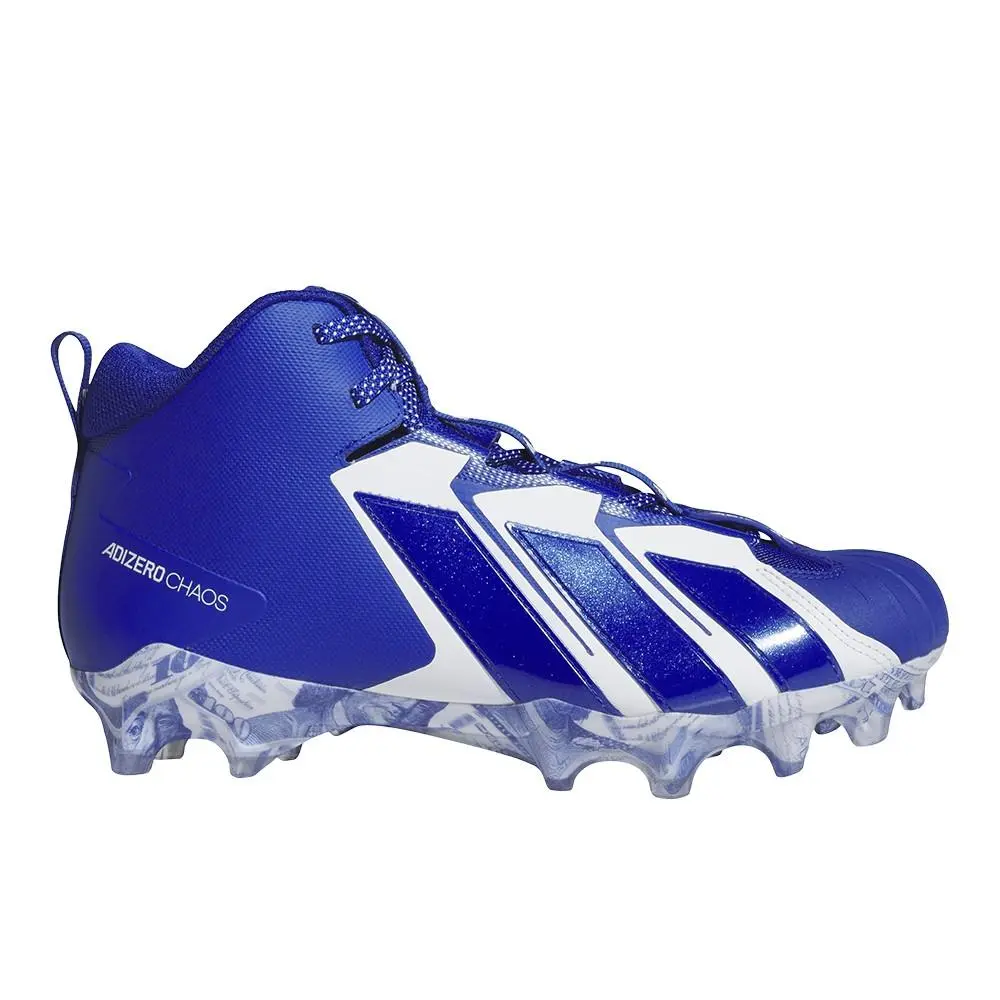 Adizero Chaos Ii Smu American Football Lineman Cleats Unisex Blue Sneaker 9 by Adidas