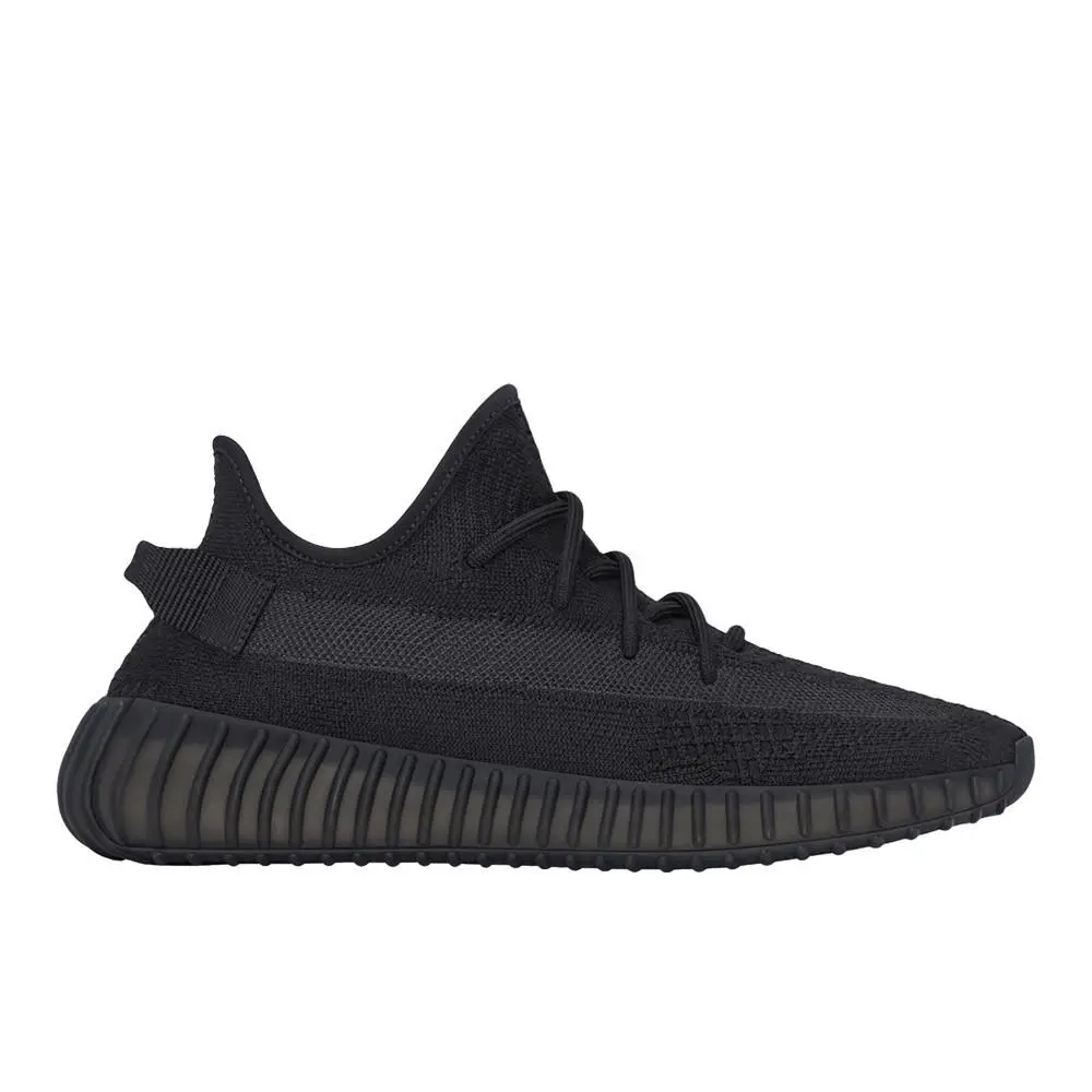 Adidas Yeezy Boost 350 V2 Mens Black Sneakers Casual Shoes HQ4540 - Black