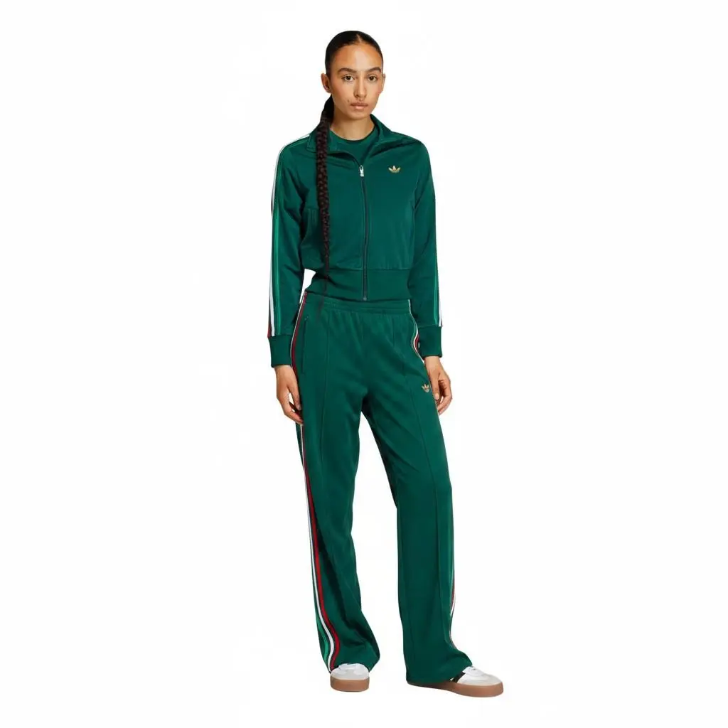 Originals Adicolor Sport World Cup Firebird Jacket Pants Track Suit Team Dark Green/Bold Green/White by Adidas