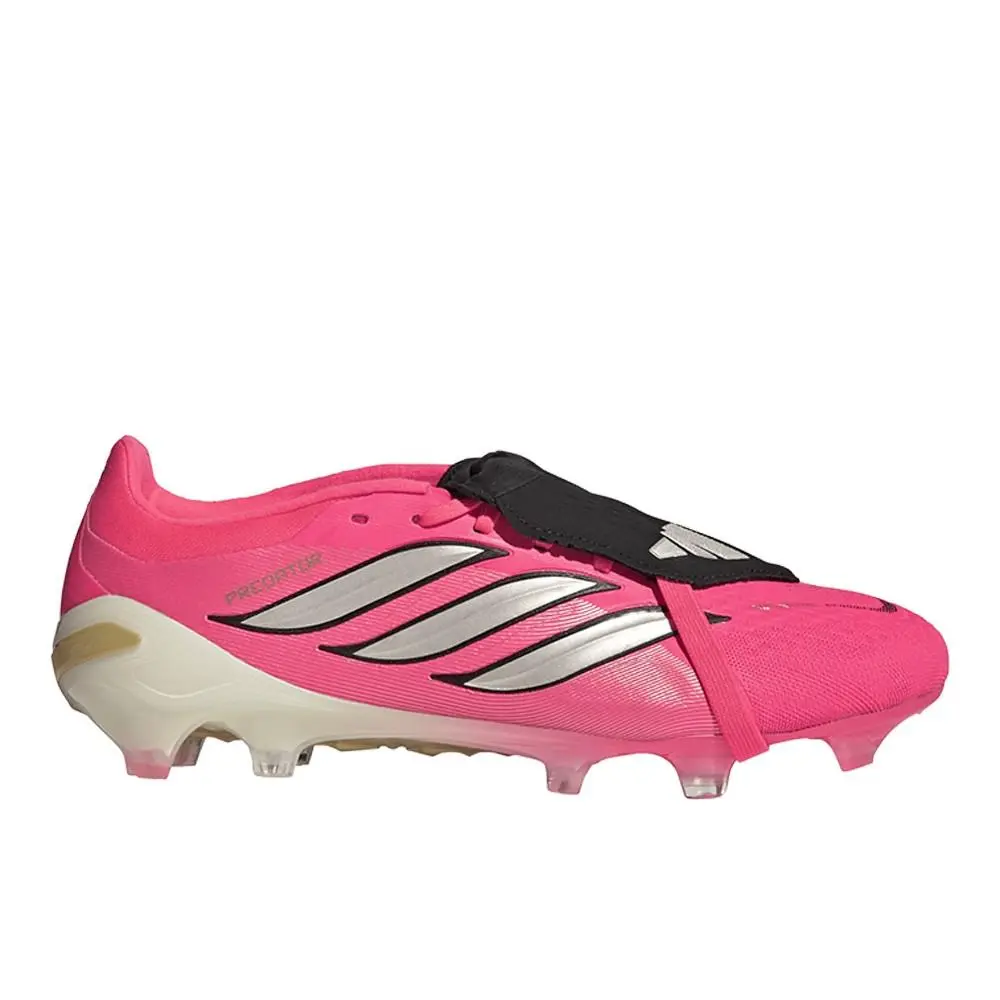 Predator Pro Foldover Tongue Firm Ground Soccer Cleats Unisex Pink Sneake by Adidas