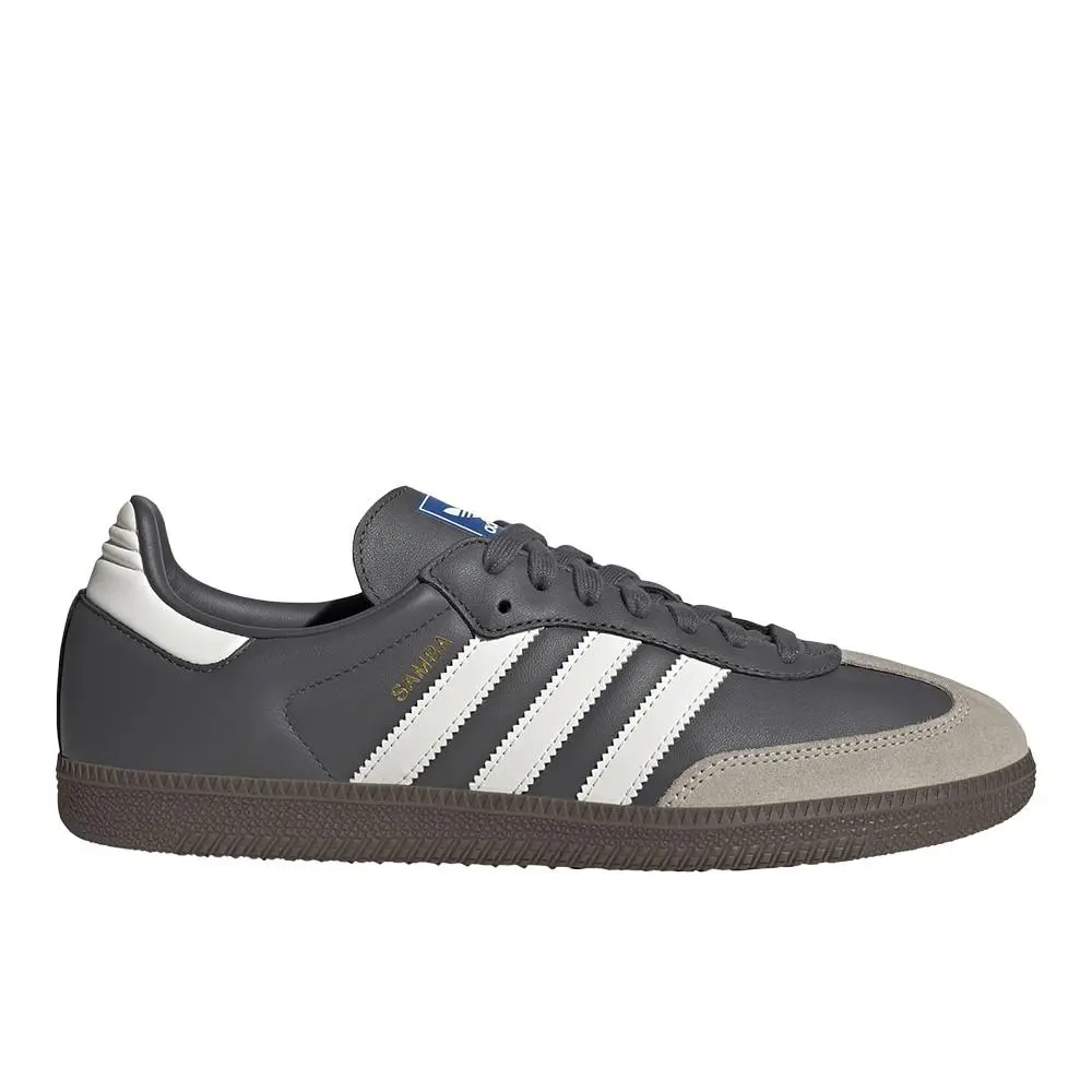Adidas Samba Og Mens Grey Sneakers Casual Shoes JR0913